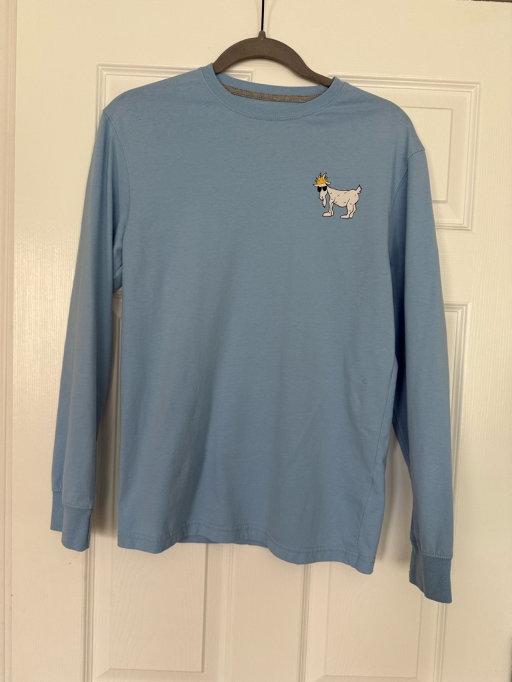 GOAT USA Light Blue Long Sleeve Tee- size XS
